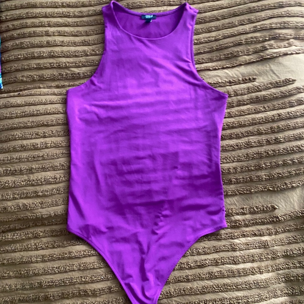 Express purple bodysuit